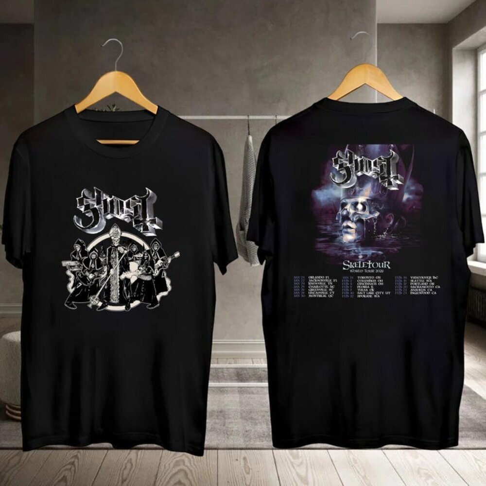 Ghost Band Skeletour World Tour 2026 Fan Unisex T-Shirt